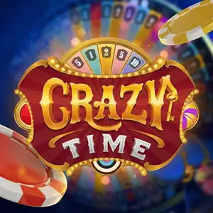 Crazy Time Bonus — riesiges virtuelles Rad mit 64 Segmenten und 3 Flappern